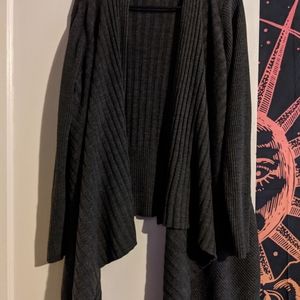 Gray cardigan
